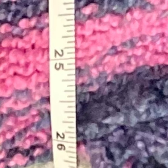 Free People Amethyst Sweater - Blue and Pink Sz S - Picture 9 of 9